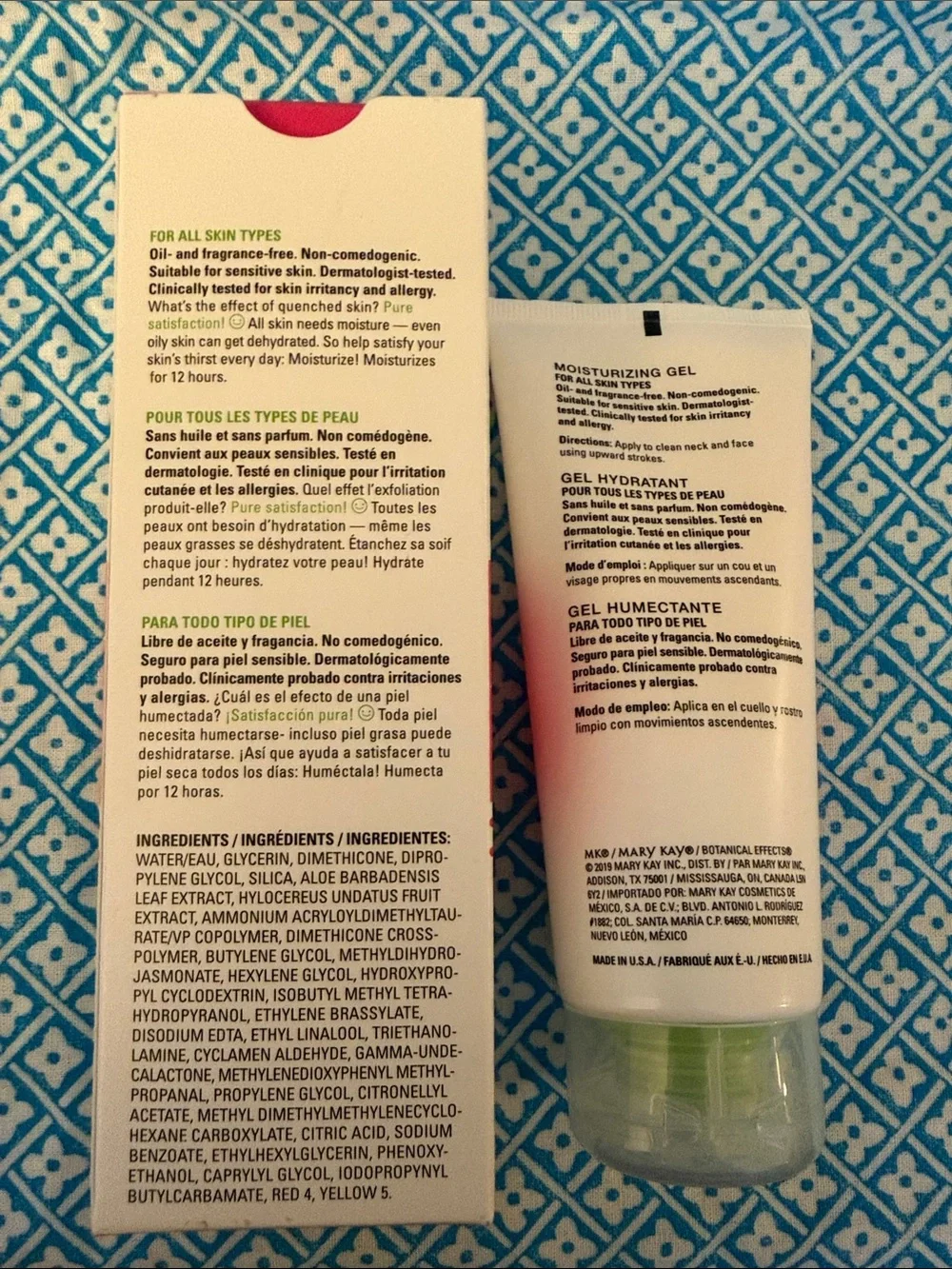 Mary Kay Botanical Effects Moisturizing Gel